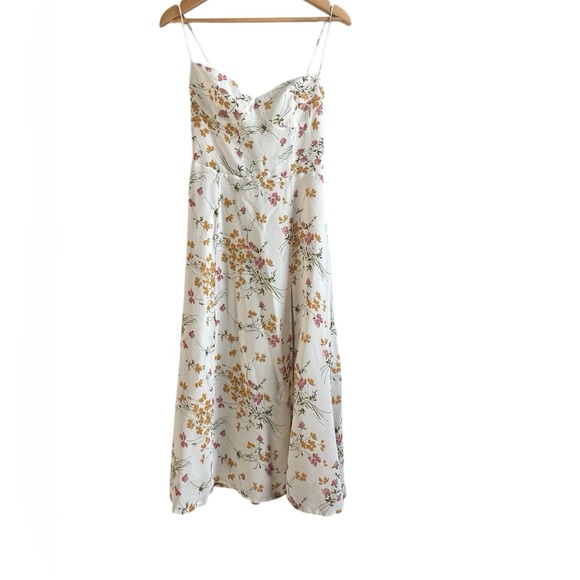 Reformation White Floral Maxi Dress - Picture 3 of 11